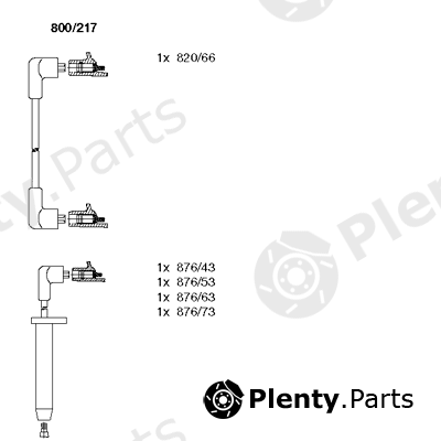  BREMI part 800/217 (800217) Ignition Cable Kit