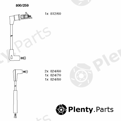  BREMI part 800/259 (800259) Ignition Cable Kit