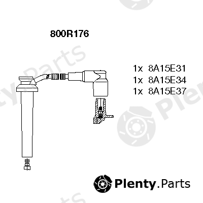  BREMI part 800R176 Ignition Cable Kit