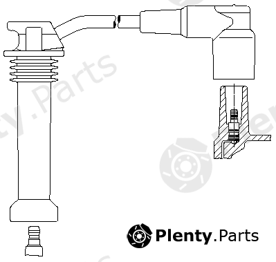  BREMI part 8A19/46 (8A1946) Ignition Cable