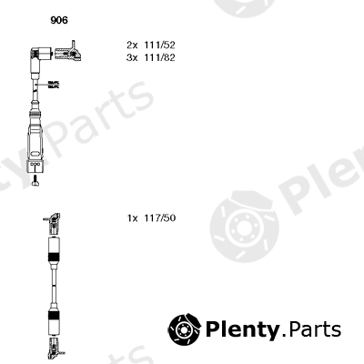  BREMI part 906 Ignition Cable Kit