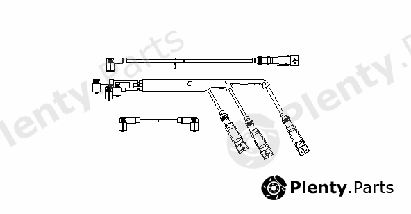  BREMI part 923/100 (923100) Ignition Cable Kit