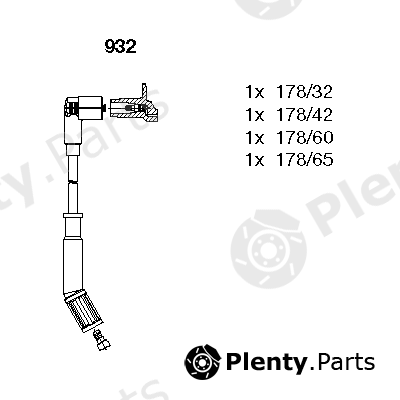  BREMI part 932 Ignition Cable Kit