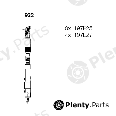  BREMI part 933 Ignition Cable Kit
