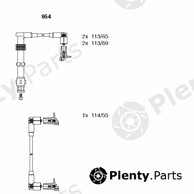  BREMI part 954 Ignition Cable Kit
