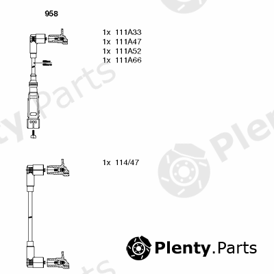  BREMI part 958 Ignition Cable Kit