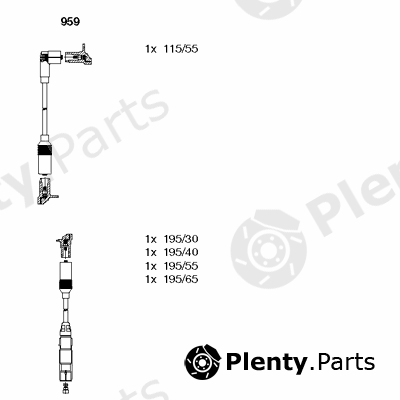  BREMI part 959 Ignition Cable Kit