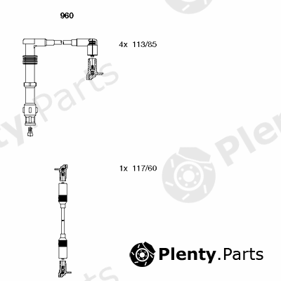  BREMI part 960 Ignition Cable Kit