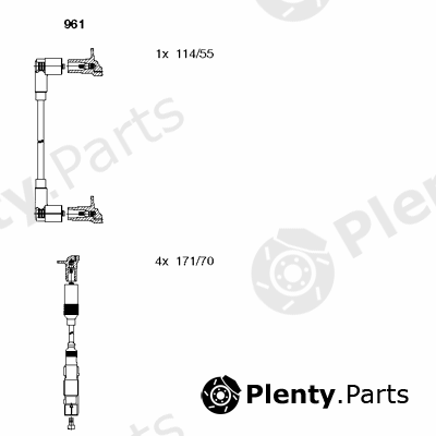  BREMI part 961 Ignition Cable Kit