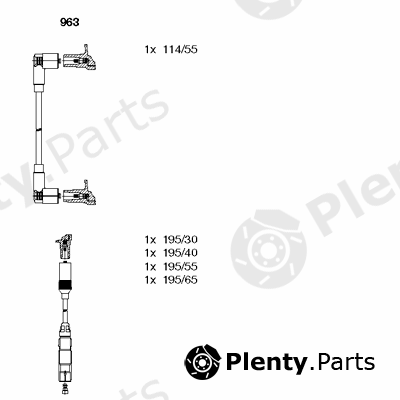  BREMI part 963 Ignition Cable Kit