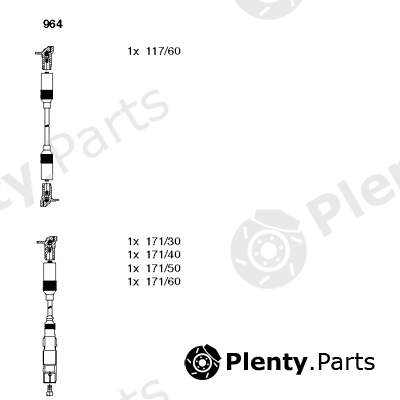  BREMI part 964 Ignition Cable Kit