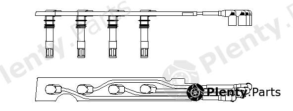  BREMI part 968G100 Ignition Cable Kit