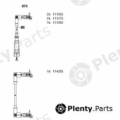  BREMI part 970 Ignition Cable Kit