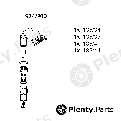  BREMI part 974/200 (974200) Ignition Cable Kit