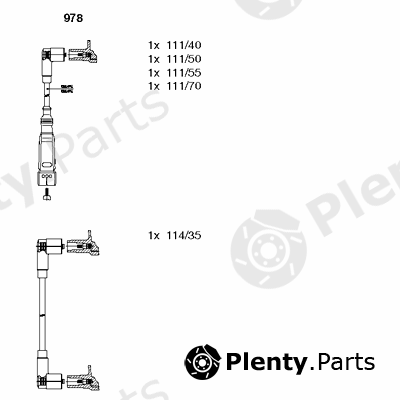  BREMI part 978 Ignition Cable Kit