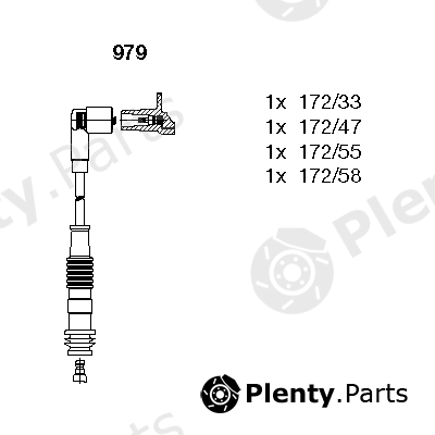  BREMI part 979 Ignition Cable Kit