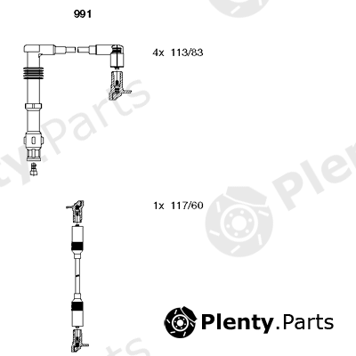  BREMI part 991 Ignition Cable Kit