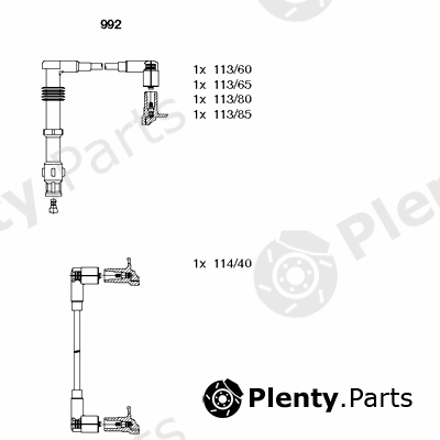  BREMI part 992 Ignition Cable Kit