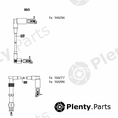  BREMI part 993 Ignition Cable Kit