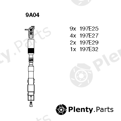  BREMI part 9A04 Ignition Cable Kit