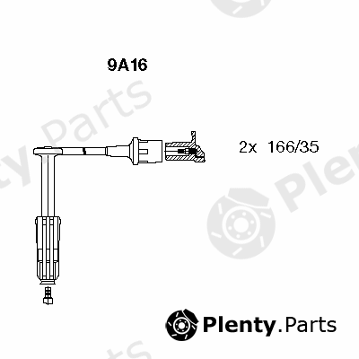  BREMI part 9A16 Ignition Cable Kit