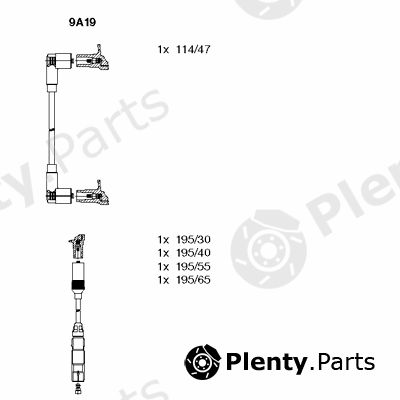  BREMI part 9A19 Ignition Cable Kit
