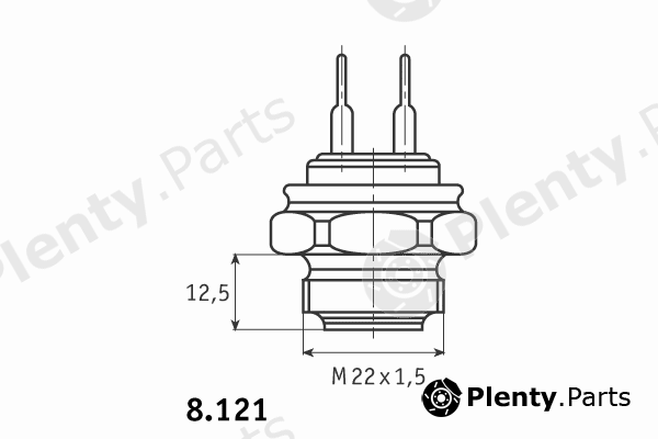  BEHR THERMOT-TRONIK part 8.121.14.325 (812114325) Temperature Switch, radiator fan