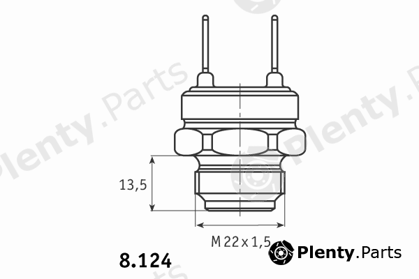  BEHR THERMOT-TRONIK part 8.124.11.325 (812411325) Temperature Switch, radiator fan