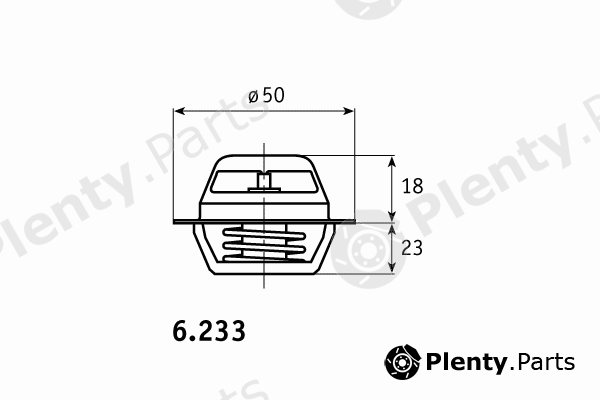  BEHR THERMOT-TRONIK part H.042.89 (H04289) Thermostat, coolant