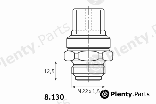  BEHR THERMOT-TRONIK part 8.130.10.325 (813010325) Temperature Switch, radiator fan