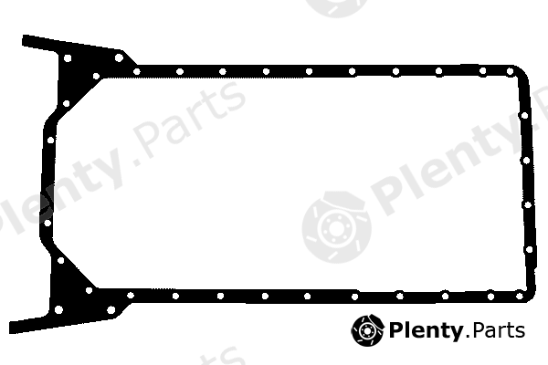  GOETZE part 31-026813-00 (3102681300) Gasket, wet sump