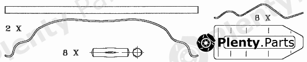  FERODO part FCV1047B Brake Pad Set, disc brake