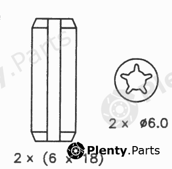  FERODO part FSB595 Brake Shoe Set