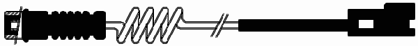  FERODO part FWI278 Warning Contact, brake pad wear