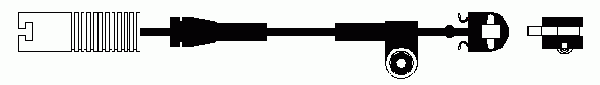  FERODO part FWI263 Warning Contact, brake pad wear