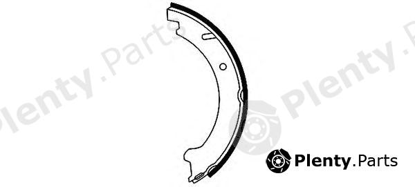  MINTEX part MFR475 Brake Shoe Set, parking brake