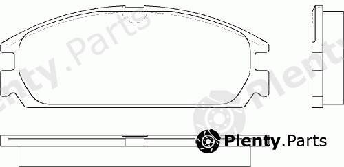  MINTEX part MDB1586 Brake Pad Set, disc brake
