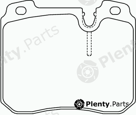  MINTEX part MDB1550 Brake Pad Set, disc brake