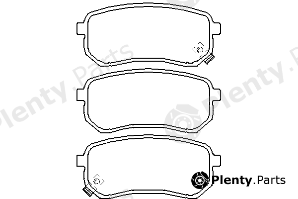  MINTEX part MDB2799 Brake Pad Set, disc brake