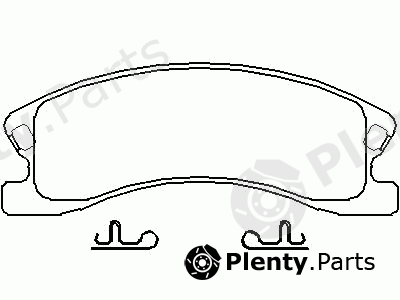  MINTEX part MDB2376 Brake Pad Set, disc brake