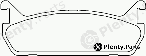  MINTEX part MDB1414 Brake Pad Set, disc brake
