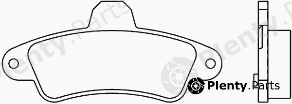  MINTEX part MDB1885 Brake Pad Set, disc brake
