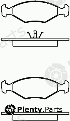  MINTEX part MDB2615 Brake Pad Set, disc brake