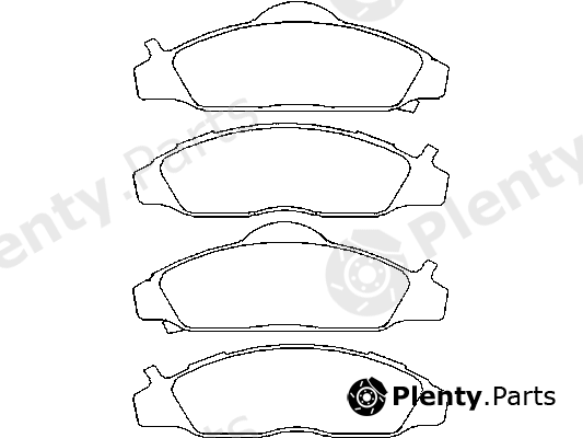  MINTEX part MDB2568 Brake Pad Set, disc brake