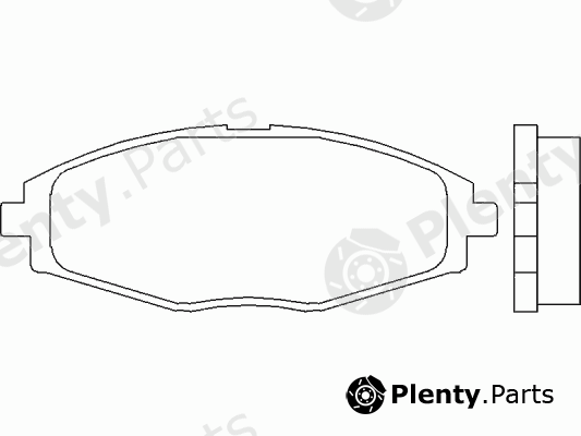  MINTEX part MDB1941 Brake Pad Set, disc brake