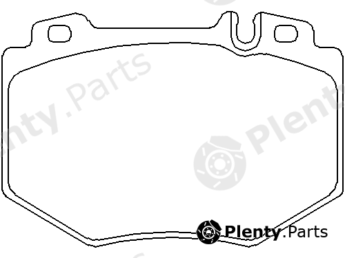  MINTEX part MDB2606 Brake Pad Set, disc brake
