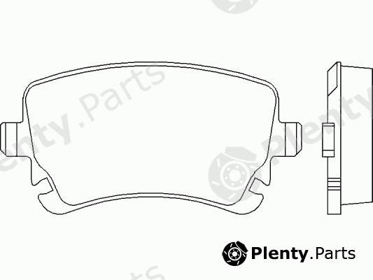  MINTEX part MDB2673 Brake Pad Set, disc brake