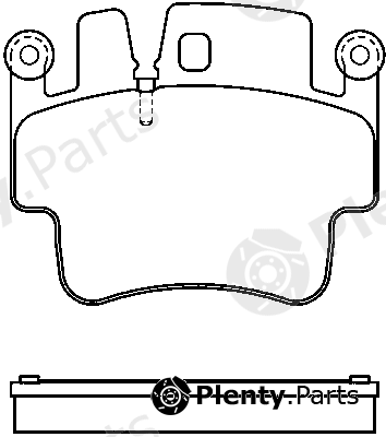  MINTEX part MDB2417 Brake Pad Set, disc brake