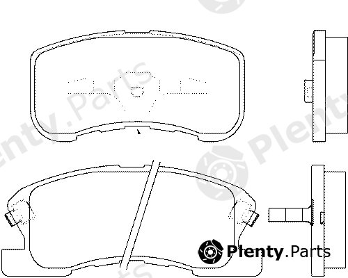  MINTEX part MDB1910 Brake Pad Set, disc brake