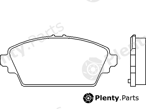  MINTEX part MDB2117 Brake Pad Set, disc brake